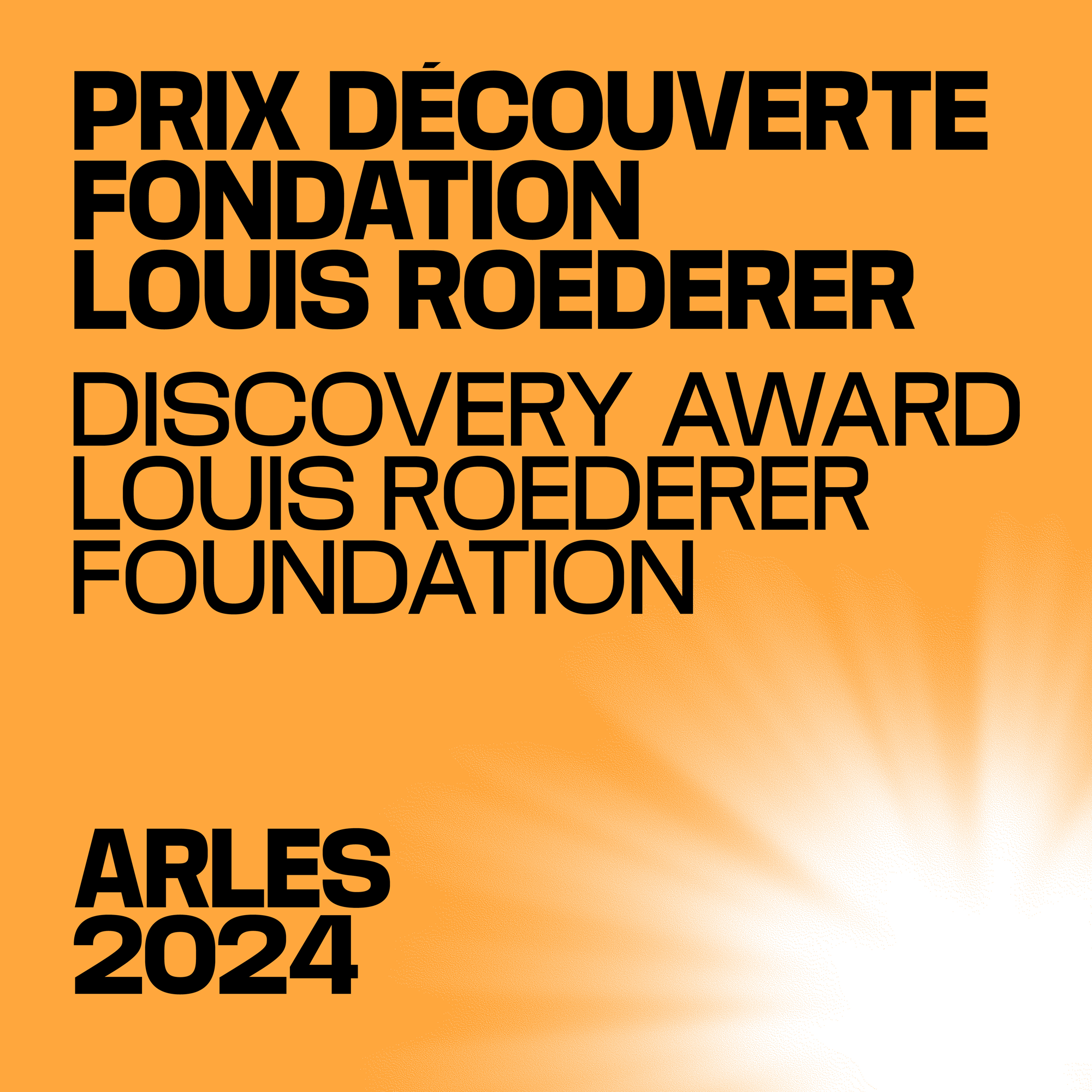 Discovery Award 2024<br>LOUIS ROEDERER FOUNDATION